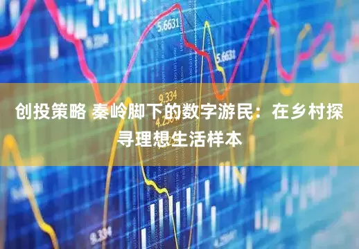 创投策略 秦岭脚下的数字游民：在乡村探寻理想生活样本